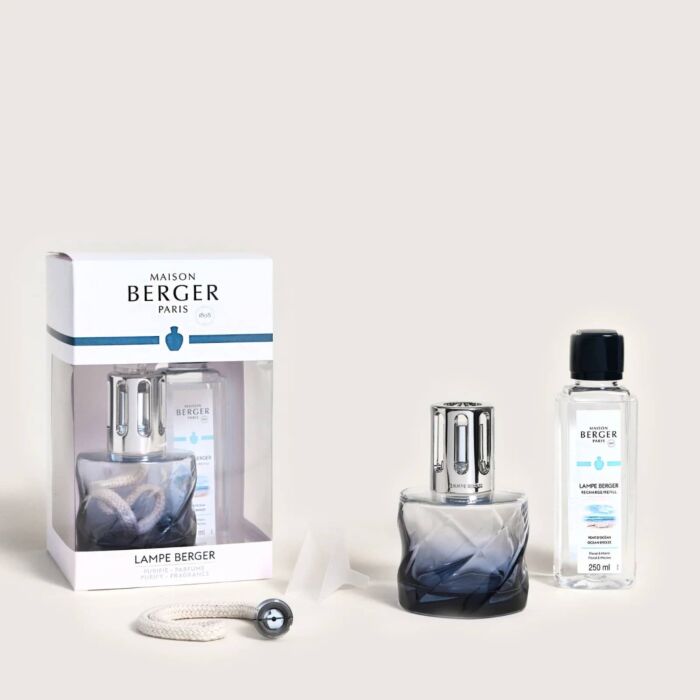 Maison Berger Blue Spiral Lamp Berger Gift Pack